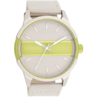 Immagine di Oozoo Timepieces C11230_C11234_Parent Orologio da uomo polso di alta qualità analogico uomo, Grigio/verde menta, cinghia