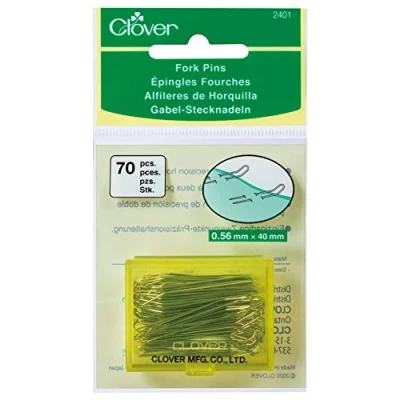 Immagine di clover Fork Pins, Piece Perni Forcella, Metallo, Argento, One Size (70 Pieces)