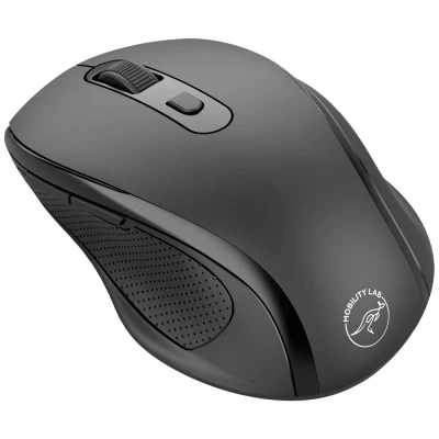 Immagine di Mobility LAB ML308883 Mouse Bluetooth® Laser Nero 6 Tasti 1200 dpi Pulsanti silenziosi, Rotella di scorrimento integrata