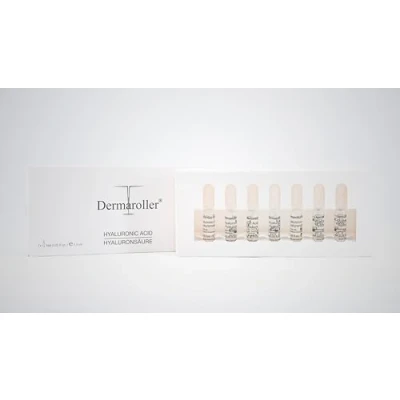 Immagine di Dermaroller Fiale di acido ialuronico Siero per viso anti invecchiamento la rigenerazione del collagene Ialurone ad alto dosaggio umidità intesiva e pelle radiosa 7 x