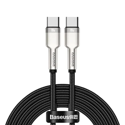 Immagine di Data Cable Baseus Cafule USB C para 2m 5A 100W Black