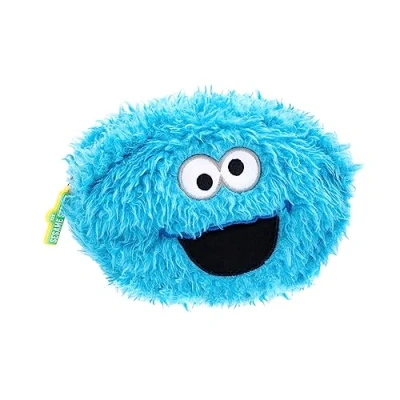 Immagine di Grupo Erik: astuccio sesame Street cookie monster Peluche, in tessuto felpato, 21 x 13,5 7 cm, street, gadget, puppet