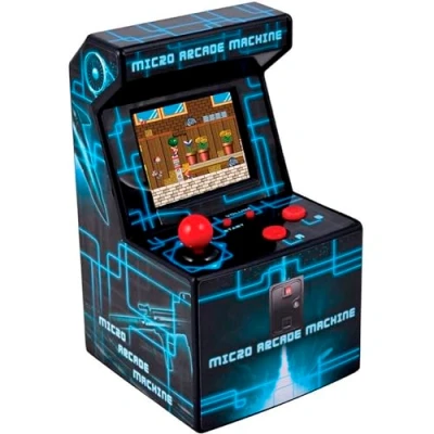 Immagine di ITAL Mini Arcade Retro/Mini Console Geek Portatile con 250 Giochi Integrati / 16 Bit/Gadget Perfetto Come Regalo per Bambini E Adulti (Blu)