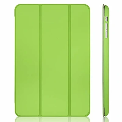 Immagine di Custodia magnetica intelligente per iPad 9,7 pollici (6a generazione 2018) (5a 2017) A1893/A1954 A1822/A1823 sottile e leggera Smart Shell con supporto auto wake/sleep (verde)