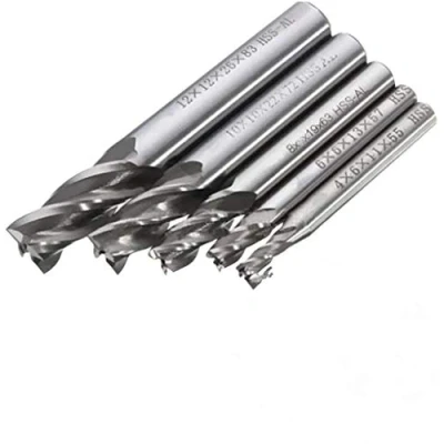 Immagine di CNC fresa Yefun 4/6/8/10/12 mm HSS carburo gambo dritto 4 flute drill bit End Mill cutter