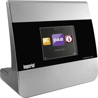 Immagine di Imperial Dabman i400 (Web Radio, DAB, Bluetooth, WiFi), Argento