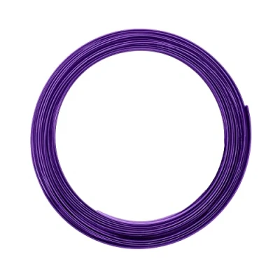 Immagine di Vaessen Creative Alluminio Filo Piatto, Genitori, Viola, 5 x 1 mm m