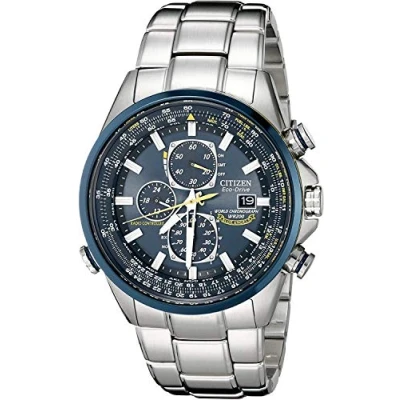 Immagine di Citizen Orologio Cronografo Eco Drive Uomini con Cinturino in Acciaio Inossidabile AT8020 54L