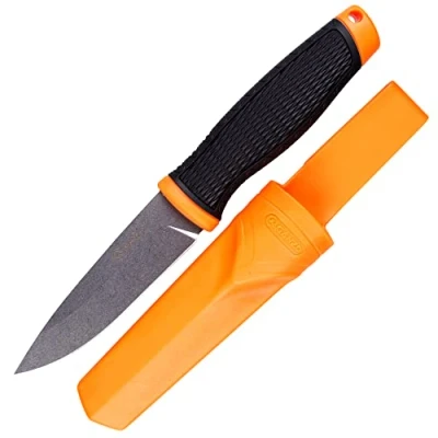 Immagine di Ganzo G806 OR Coltello a Lama Fissa 8CR14 in Acciaio Inossidabile Manico Ergonomico Antiscivolo Campeggio Caccia Pesca da Esterno con Fodero (Verde)