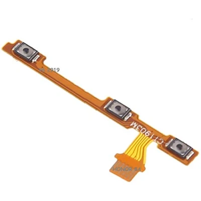 Immagine di COMPATIBILE con HUAWEI HONOR 8A PLAY Y6 2019 MRD LX1 LX2 Ricambio flat flex circuito interno switch side key pulsante accensione tasto power on off volume controllo tasti laterali