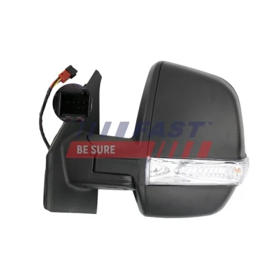 Immagine di Specchio retrovisore esterno Fast FT88350 Sx nero elettrico regolabile dall&#039;interno FIAT: Doblo II Van / Station Wagon, Camion pianale/Telaio