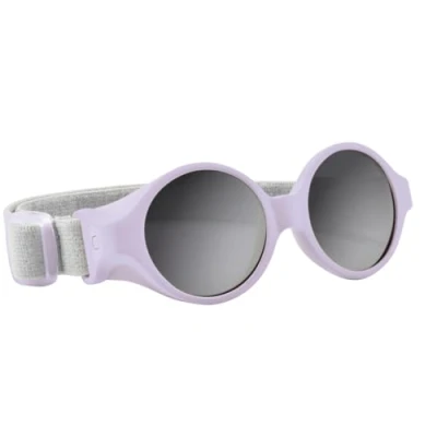 Immagine di BÉABA, Occhiali da sole per bambini 0 9 mesi, 100% protezione UV CAT 4, laterale, comfort ottimale, fascia elastica regolabile, collezione Glee, Lila
