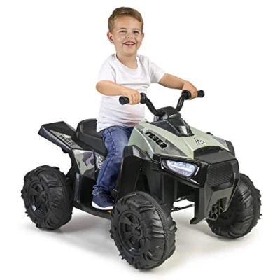 Immagine di FEBER Quad Boxer 12V, un posto, elettrico, con ruote larghe per maggiore stabilità e velocità massima 5 km/h, bambine/i dai 3 anni, 800012541
