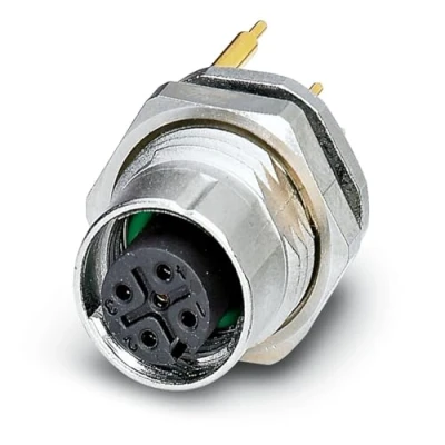 Immagine di Phoenix Contact 1558548 Connettore da pannello per sensore o attuatore M12 Presa Numero di poli: 5 20 pz.
