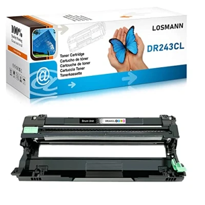 Immagine di LOSMANN 1x Tamburo Compatibile per Brother DR 243CL BK/C/M/Y MFC L3770CDW L3750CDW HL L3230CDW L3210CW L3710CW DCP L3550CDW L3730CDN L3510CDW L3270CDW L3517CDW
