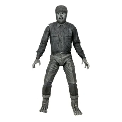 Immagine di NECA Universal Monsters Ultimate Wolf Man B&amp;W 7 Action Figure, Bianco