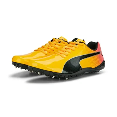 Immagine di Puma Men Evospeed Prep Sprint 3 Scarpe da ginnastica, Sun Stream Sunset Glow Black, 42 EU