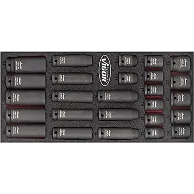 Immagine di Vigor V5602 Kit inserti a bussola per avvitatori ad impulsi