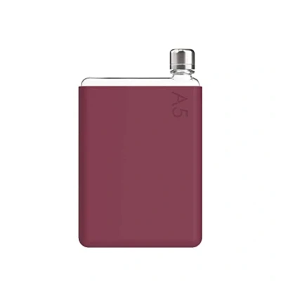 Immagine di memobottle Memonbottle™ A5 Manicotto in Silicone Verde Muschio Accessorio per la gamma Original Migliora Presa, Durata &amp; Isolamento Ideale Palestra e Viaggio. (A5, Prugna selvatica…)