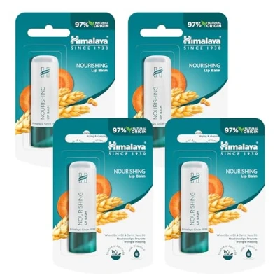 Immagine di Himalaya Nourishing Lip Balms 4,5 g (4 Pack, Nourishing)
