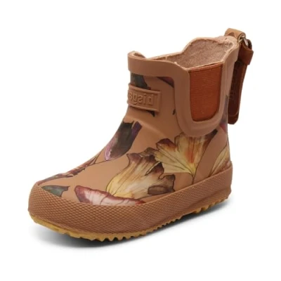 Immagine di bisgaard Gomma per Neonati, Rain Boot, Camel Flowers, 26 EU