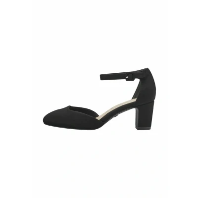 Immagine di Tamaris Donna Pumps Textil Blockabsatz Vegan, Black, 39 EU
