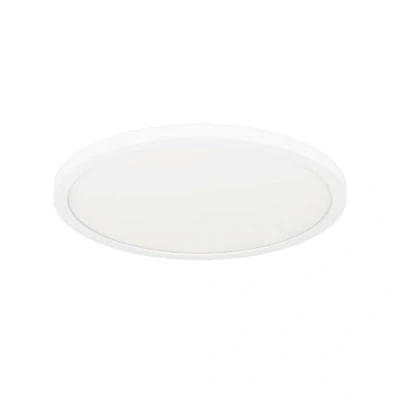 Immagine di Eglo connect.z Smart Home Led plafoniera Rovito Z, Ø 29,5 cm, ZigBee, app e controllo vocale, bianco caldo freddo, retroilluminazione RGB, dimmerabile, lampada da soffitto bianca