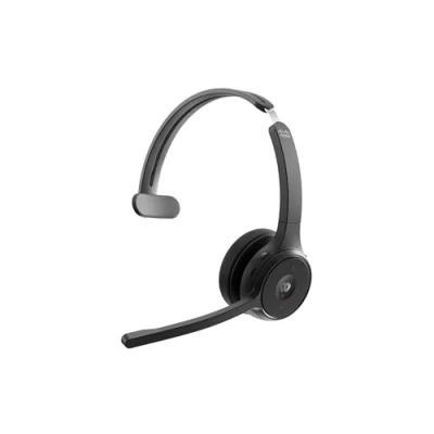 Immagine di Cisco Cuffie 721 Cuffia Bluetooth monoaurale wireless, pulsante Webex, adattatore USB A HD, custodia morbida, colore carbon black, un anno di garanzia limitata (HS WL BUNA C)