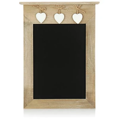 Immagine di com four® Lavagna per promemoria da Appendere Piccola Decorativa Scrivere 38,5 x 28,5 cm (01 Pezzo cm)