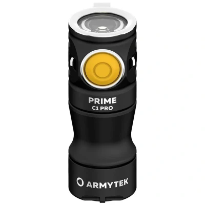 Immagine di ArmyTek Prime C1 Pro Warm Mini torcia elettrica Portachiavi, con clip per cintura a batteria ricaricabile 1000 lm 15 h 72 g