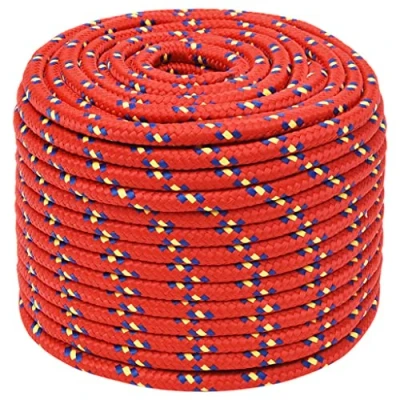 Immagine di vidaXL Corda per barca Rossa 12 mm 100 m in Polipropilene