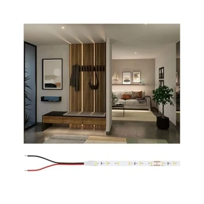 Immagine di Paulmann Strip Silver P25 76014 Striscia LED ERP: F (A G) 24 V 5000 mm Bianco caldo