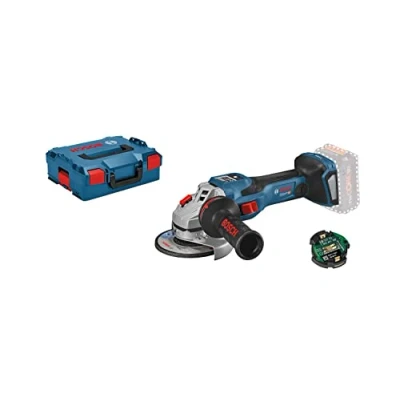Immagine di Bosch Professional GWS 18V 15 SC 06019H6300 Smerigliatrice angolare 150 mm senza batteria, caricatore, incl. Modulo bluetooth, valigia 18 V
