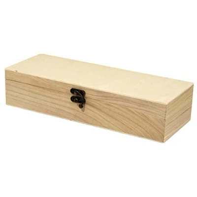 Immagine di Rayher 62299000 Box en Set quadrato in legno FSC Mix Credit, 1 32 x 12 7 cm e 3 10 6