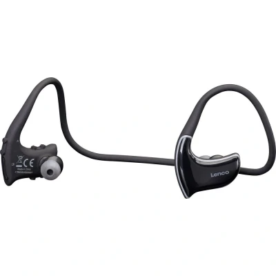 Immagine di Lenco BTX 750BK Sport Cuffie In Ear Bluetooth Nero headset con microfono, archetto da collo, Resistente al sudore