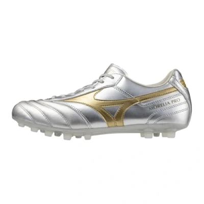 Immagine di Mizuno Morelia II PRO Scarpe da Calcio p1ga251304 (Argento, Sistema Taglie Calzature EU, Adulto, Numero, Media, 42.5)