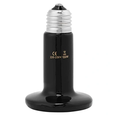 Immagine di Haofy Emettitore di calore a infrarossi 220 V 50W / 75W 100W 150W ceramica infrarossa della lampadina del rettile(150W)