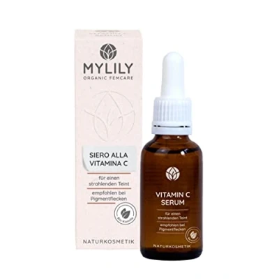 Immagine di MYLILY siero viso Vitamina c Naturale e vegano 30 ml I per brufoli imperfezioni Adatto a molti tipi di pelle