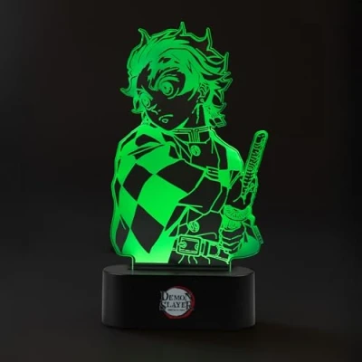 Immagine di Grupo Erik: Lampada LED Demon Slayer da scrivania 12x22 cm con batterie o USB, 3D, Gaming, Gadget Accessori