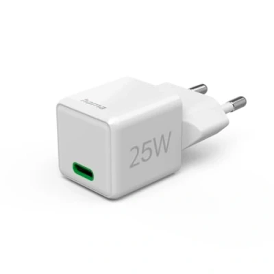Immagine di Hama 00201981 Caricatore USB 25 W Ambiente interno, presa di corrente Num. uscite: 1 x C® (Power Delivery) Power Delivery (USB PD)