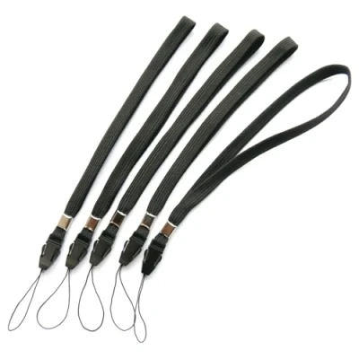 Immagine di trage.band® Cordino da Collo/Lanyard, Robusto e Regolabile, 4 pz. Nero