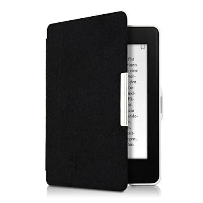 Immagine di kwmobile Custodia Compatibile con Amazon Kindle Paperwhite Cover a Libro per eReader Protezione Flip Case in Feltro (Non Modelli del 2018 10ª Gen.)