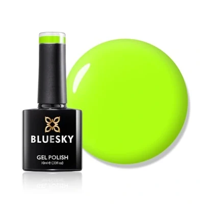 Immagine di Bluesky Smalto Per Unghie Gel, Lime Green, Neon20, Verde (Per Lampade Uv E Led) 10 Ml