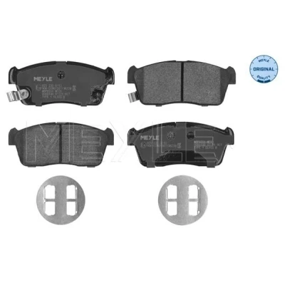 Immagine di MEYLE 025 235 0715 Kit pastiglie freno ORIGINAL Quality Assale anteriore con segnalatore acustico usura lamierino anticigolío SUZUKI: Alto VII