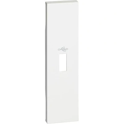 Immagine di Bticino Living Now Cover CONNETTORE USB 1 MODULO Bianco K4285P KW10P