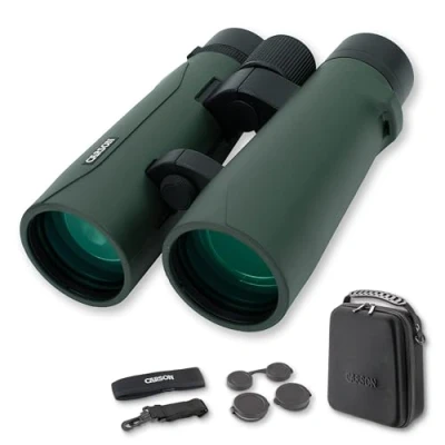 Immagine di Carson Rd Series Open Bridge Compact/Full Sized Impermeabile Ad Alta Definizione, Colore: Verde Scuro/Nero