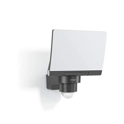 Immagine di Steinel V2 Proiettore LED XLED PRO S, Antracite, 19,3 W, sensore di Movimento 240, 3000 K, Luce Bianca Calda, con Supporto da Parete angolare