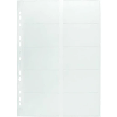 Immagine di Durable 238919 Visifix Custodia trasparente per 20 carte A4 con perforazioni universali compatibile raccoglitore ad anelli (confezione da 10)