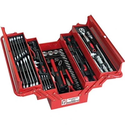 Immagine di Holzmann Maschinen WZK86CrV Cassetta porta utensili con contenuto Rosso