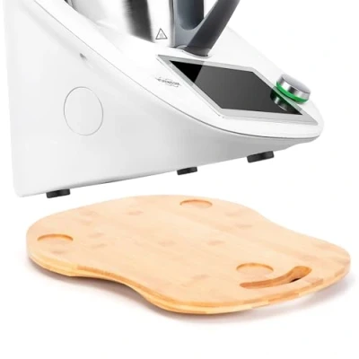 Immagine di Cinnani Tavola Scorrevole per Bimby TM6 TM5, Base / Vassoio in Legno di Bambù, Accessori TM5